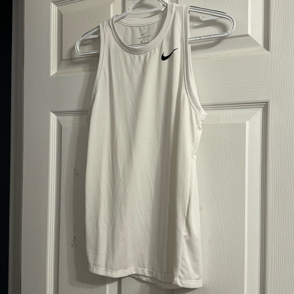 White Nike Tank Top